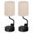 Bedside Table Lamps For Bedroom Set Of 2 - Nightstand Light-1769575165
