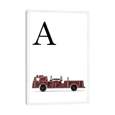 A Fire Engine Letter - Print on Canvas