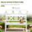 Nordic Style Bench,Wooden Garden Bench