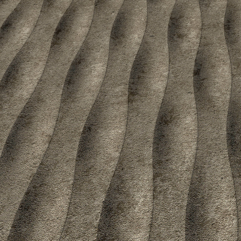 Papier peint illusion béton, Brown