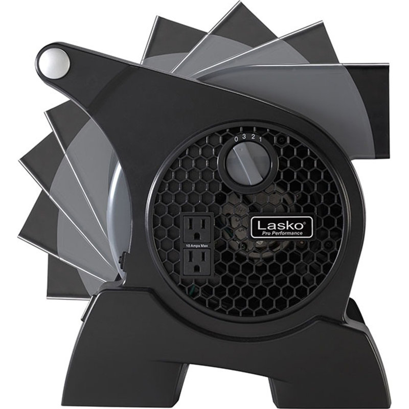 Lasko 14.8'' Black and Gray High Velocity Utility Fan