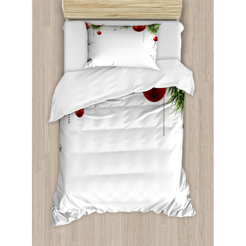 Christmas Modern & Contemporary Polyester Duvet Cover, Twin