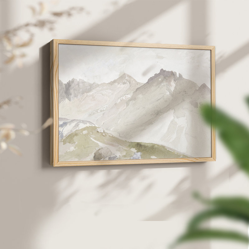 Paysages rétro-CCLI - reproduction encadrée, H 11 po x l 14 po, Naturel