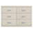 Avigail 6 Drawer 46.45'' W Double Dresser-922040023