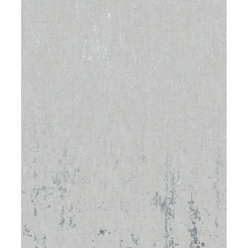 City Romance Industrial Wallpaper, Silver Grey