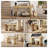 63" Fluted Japandi Console Table In Natural Oak, Sofa & Entryway Table-655681940