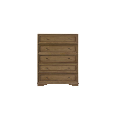 Commode 5 tiroirs en hickory