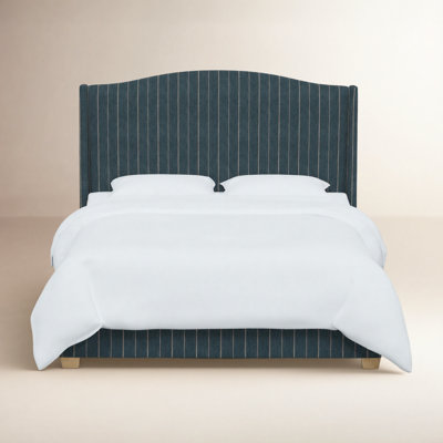 Hagerman Cotton Wingback Bed