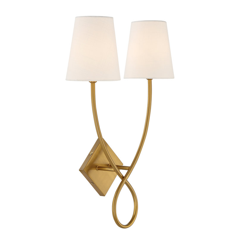 Juwon Metal Wallchiere in Brass, Brass