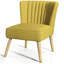 Fauteuil d'appoint en lin touffeté de 25,75 po de large Rousselle-1383370800
