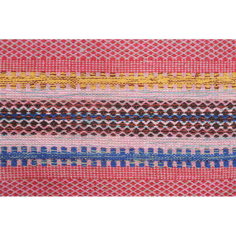 Saffron Striped Hand Woven Area Rug, Rectangle 120 x 170cm