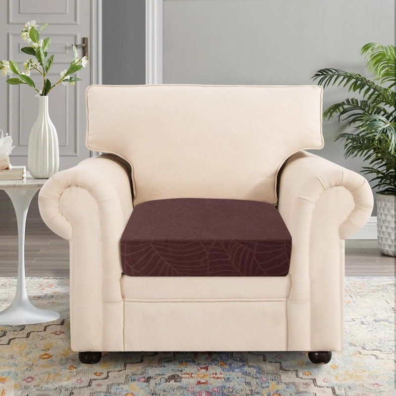 Housse de canapé en jacquard extensible Housse de coussin réversible Housse de protection pour canapé Housse de protection pour canapé Housse de protection pour canapé souple avec bas élastique (petit)