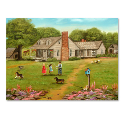 Dugazon 'Grandpa's House' Print on Wrapped Canvas