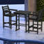 Ensemble de table et chaises d'extérieur toutes saisons à hauteur de bar en PEHD pour balcon de patio bistro-218332896-210001075
