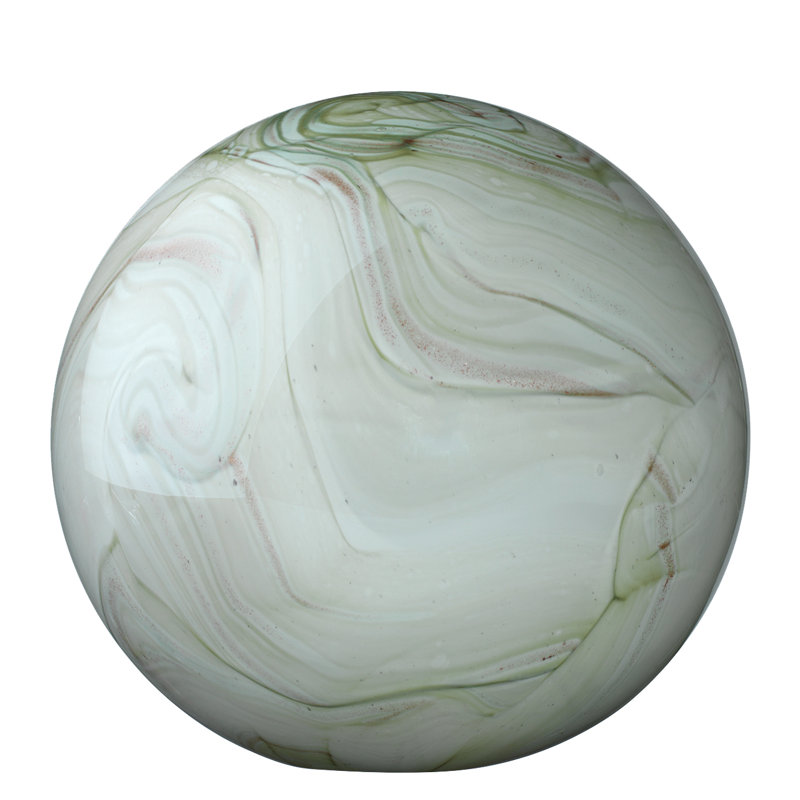 Cosmos Abstract Cloche Or Water Globe, Sage Swirl