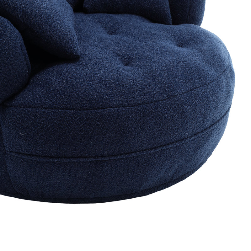 Fauteuil-lit Fluffy, Dark Blue Chenille