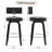 Swivel Upholstered Bar Stool With T-Shaped Backrest-810632613-810632608