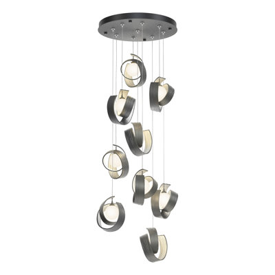 Luminaire suspendu géométrique à 9 lumières Riza