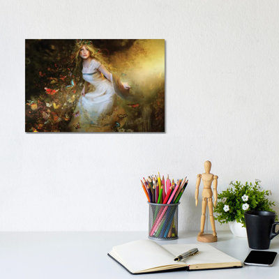 Summer Dancer by Bente Schlick - Wrapped Canvas Print