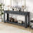 Console Table/Sofa Table With Storage Drawers And Bottom Shelf For Entryway Hallway-562199500