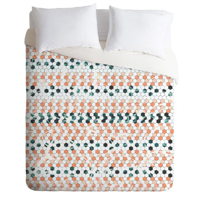 Polyester Geometric Shapes Duvet Cover Set