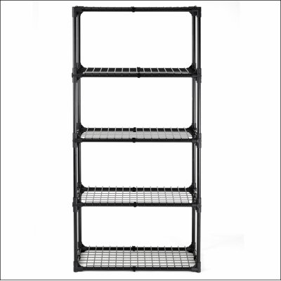 Versatile 5-Shelf Wire Rack for Efficient Item Organization