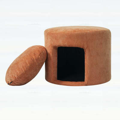 Upholstered Footrest for Living Room