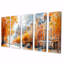 Irlande, paysage urbain de Dublin en automne - ensemble d'art mural Irlande-971208457