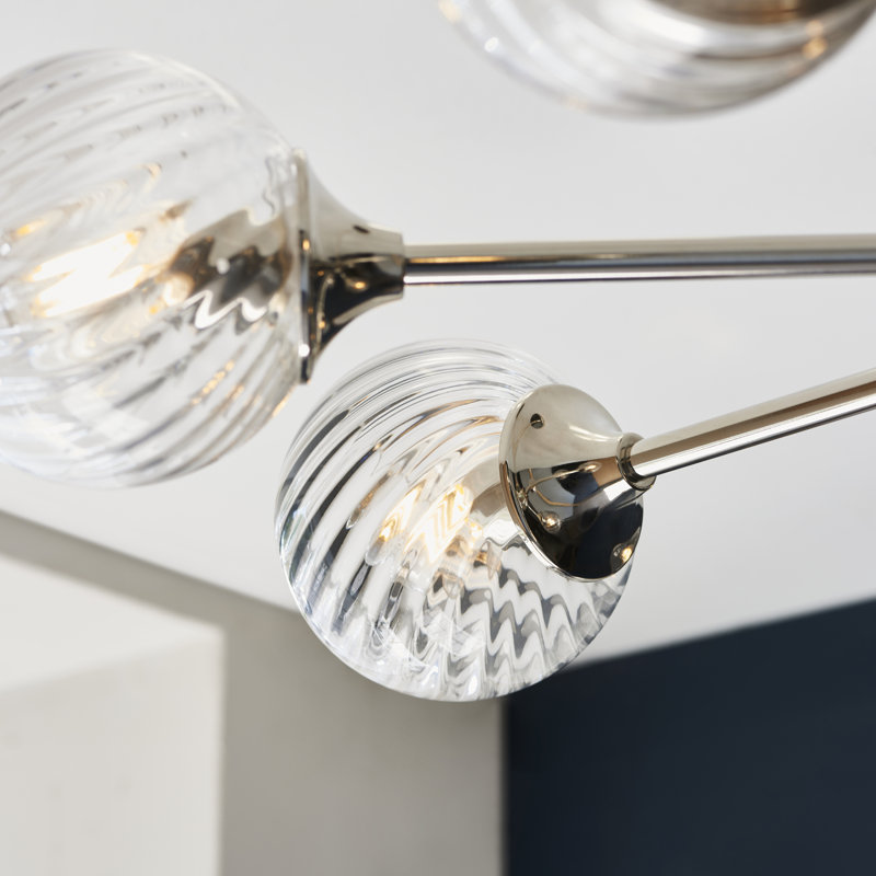 Londino 8 - Light Sputnik Chandelier, Bright Nickel