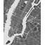 New York City Plan - Reproduction matte encadrée grise pour la décoration intérieure