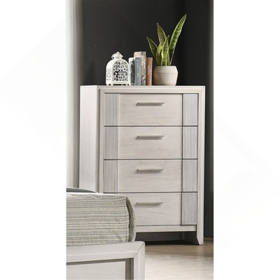 1pc Contemporary Dresser&Chest Mist Wooden Furniture