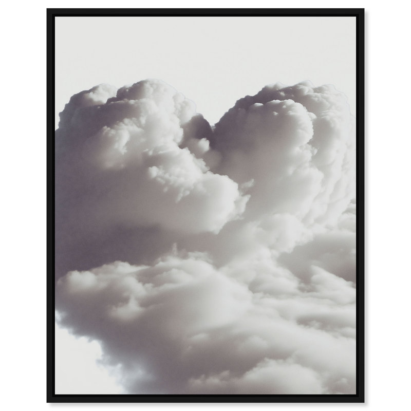 Cloud Love I Canvas Landscape & Nature Print by Oliver Gal, Black Frame, 16 x 20, 25"H x 21"W, Black Floater Frame