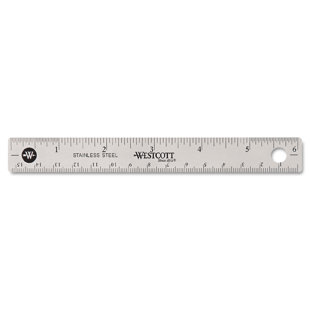 Westcott Stainless Steel office Ruler
