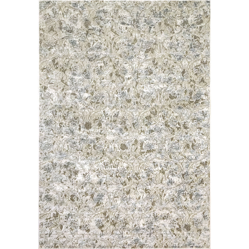 Karlee Floral Indoor Rug, Rectangle 3'6" x 5'6"