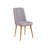 Extendable Dining Table & Chairs Set (4 Pieces), Atlantic Pine & Soho Color, 51.2 x 30.3 x 31.5 inches | 100% Melamine Coated Particle Board, Velvet Chairs, Hornbeam Legs | Perfect for Modern Scandinavian Dining Rooms-1120738698-1120570570