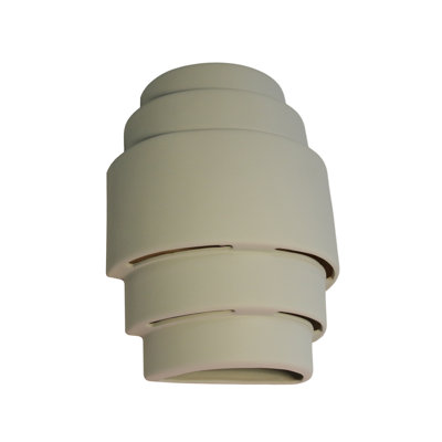 Ceramic Flush Mounted Sconce