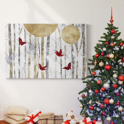 Christmas Holiday Arts - Toile tendue avec châssis XMA171594