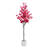 72'' Faux Bougainvillea Tree in Planter