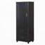 Grande armoire de rangement pour salle de bain, armoire de rangement autoportante avec deux tiroirs et tablette réglable-1473798944