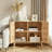 Buffet Cabinet with Storage Accent Bathroom Floor Cabinet with Two Doors and 4 compartments for Storage-1048778514