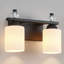 Luminaires de meuble-lavabo en verre Mid-Century E26-1445137095-1445137100