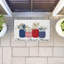 Tapis de porte Patriotic Flower Jars, par Kim Allen, 18 po x 30 po