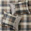 Édredon neutre à 7 chevrons pour très grand lit, tissu écossais Buffalo, rembourré, couvre-lit, taies décoratives, coussins décoratifs, jupe de lit, lavable à la machine, 7 pièces, motif, rembourrage, comprend facile à-124308815-124308816
