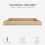 Plateau à langer Evolur Cove. Plateau à langer sécurisé pour commode pour bébé