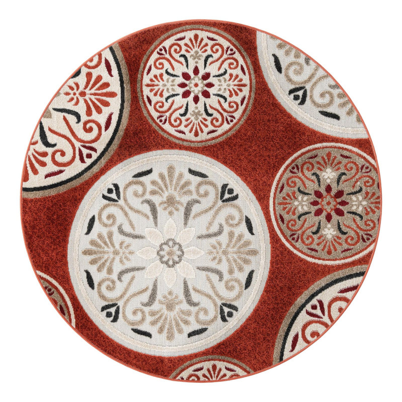 Tapis intérieur / extérieur Capus, Rond 5 pi 3 po