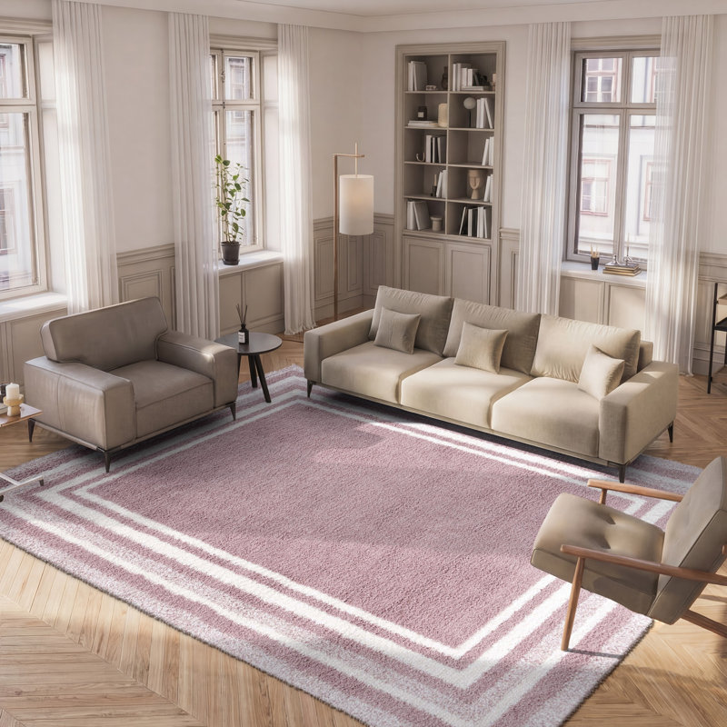 Tapis à rayures Kyrece, Rectangle 9 pi x 12 pi