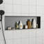 Niche de douche en acier inoxydable