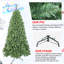 Arbre de Noël avec fil mémoire, arbre en PVC artificiel à charnière 1910 pointes-1400557963
