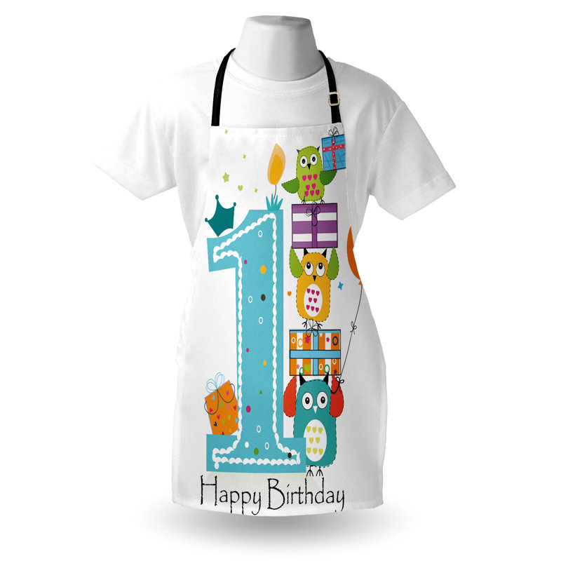 Birthday No Pattern Bib Apron