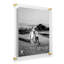 Clear UV-Grade Acrylic Modern Floating Picture Frame - Gold-811439040-811439046